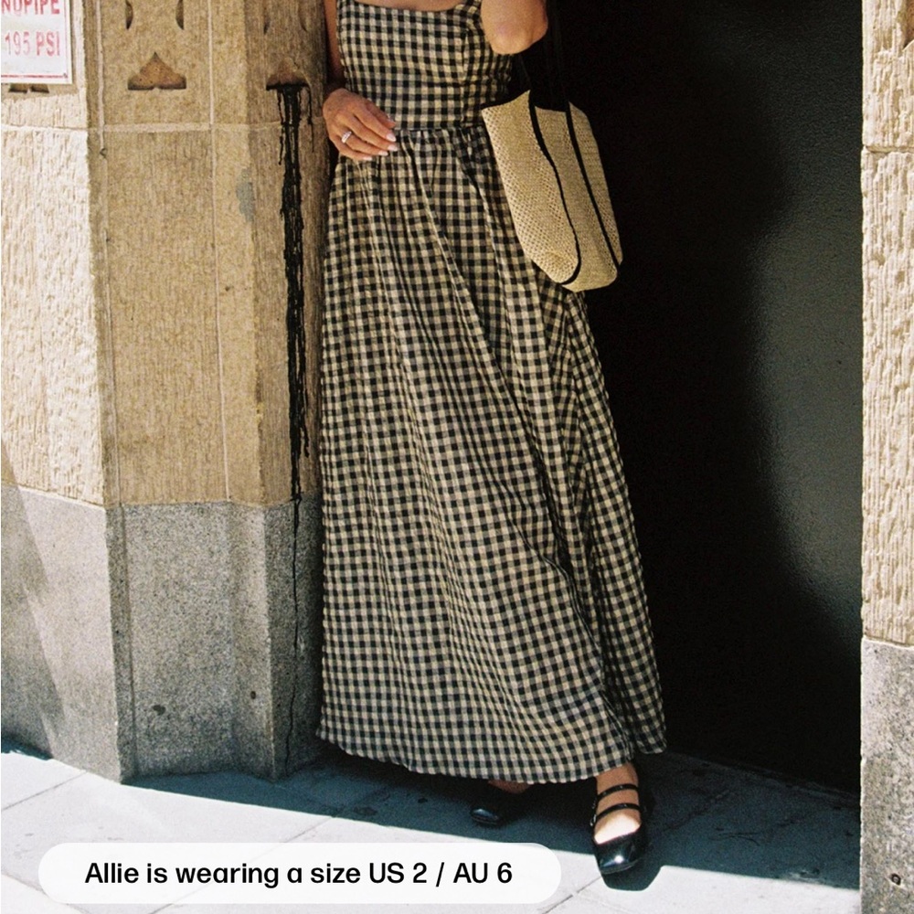 Princess Polly Plaid Maxi dress! SIZE 4 - Picture 7 of 7